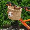 Kids Bike Basket Front Decoration Child Scooters Front Storage Panniers Basket for Mountain Cycling and Playtimes