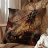 Ancient movie Lord of the Rings Pillow Case Pillow Case Living Room Sofa Cushion Cover Suitable For Home Bedroom Room Decoration