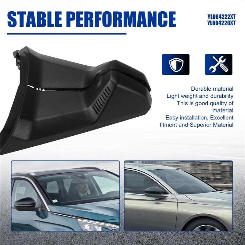 YL004222XT YL004220XT For  3008 4008 5008 Citroen C5 DS7 DS9 Rearview Mirror Base Rain Sensor Cover Reflective