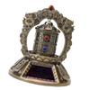 Solar Tibetan Prayer Wheel Solar Energy Buddhas Scriptures Prayer Wheel Autorotation Car Interior Dashboard Decorations