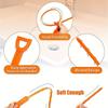 Household Kitchen Toilet Pipe Sink Hair Clog Remover Manual Drain Auger Tool Effective Sewer Unblocker for Bathroom Pipeline