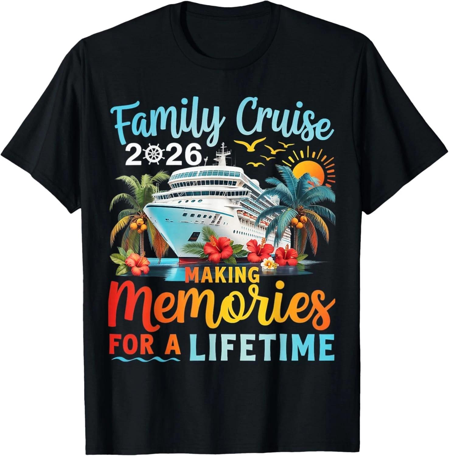 Family Cruise 2026 Family Cruise Vacation Summer Party Gift Unisex T-Shirt XL