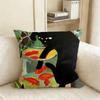 Funny Artistic Cat Painting Pillow Cover Sofa Cushion Cover Home Room Decoration Children Gift