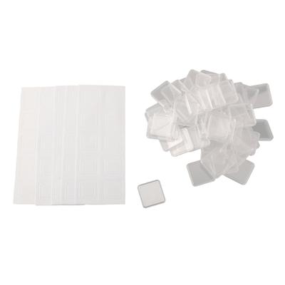 Square Clear Plastic Acrylic Protector Containers Case For Token Board Game Holder Boxes Cards Collection 17/20/25/27/30mm
