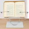 Wood Book Holder Bookstand with Page Paper Clip for Student Kid Textbook