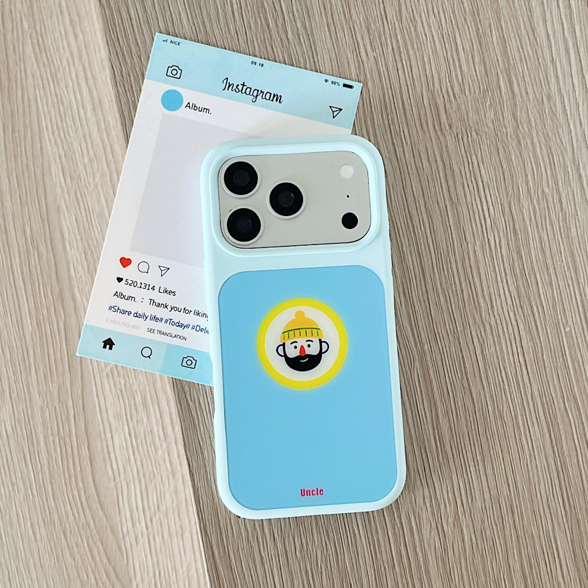 Couple Avatars Liquid Silicone Case for iPhone 17 Pro Max - Magnetic Full Coverage 15