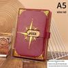 A5 Vintage Lockable Password Notebook - Thick Student Writing Diary