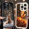Cartoon Fox Animal Phone Case for iPhone 16 17 Air 16E 15 Pro Max 14 Plus 13 12 Mini Capa Soft Shell Silicone Funda