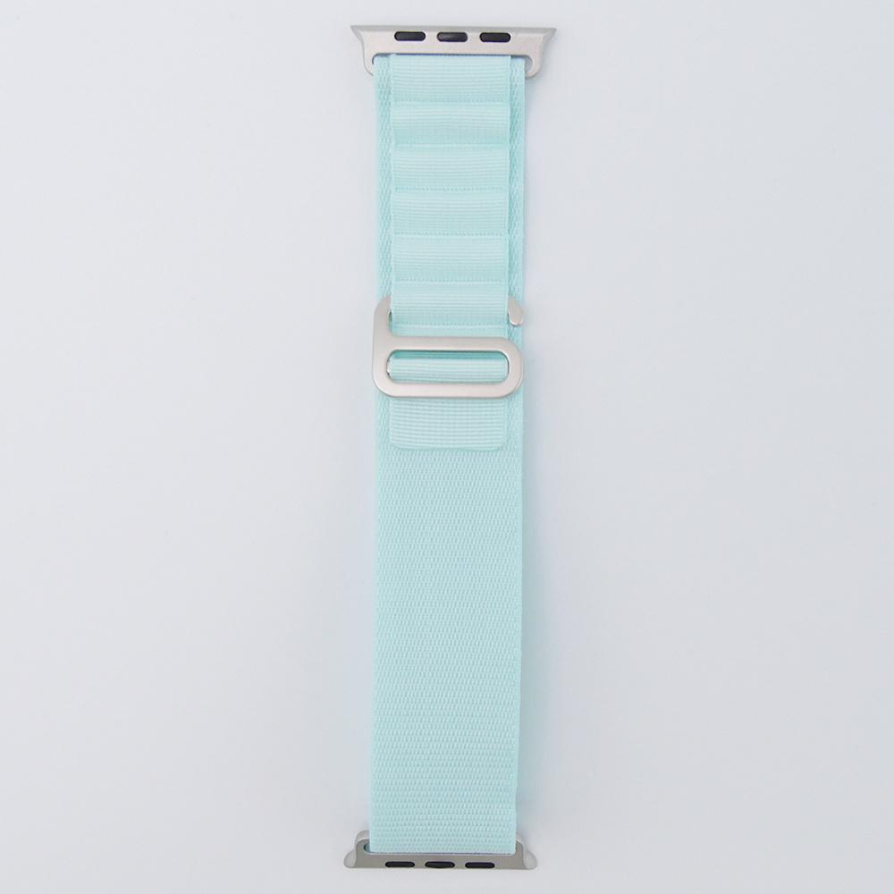 Nylon Strap for Apple Watch 1/2/3/4/5/6/7/8/9/10/11/SE Ultra 1/2/3 42/44/45/46/49mm, Blue