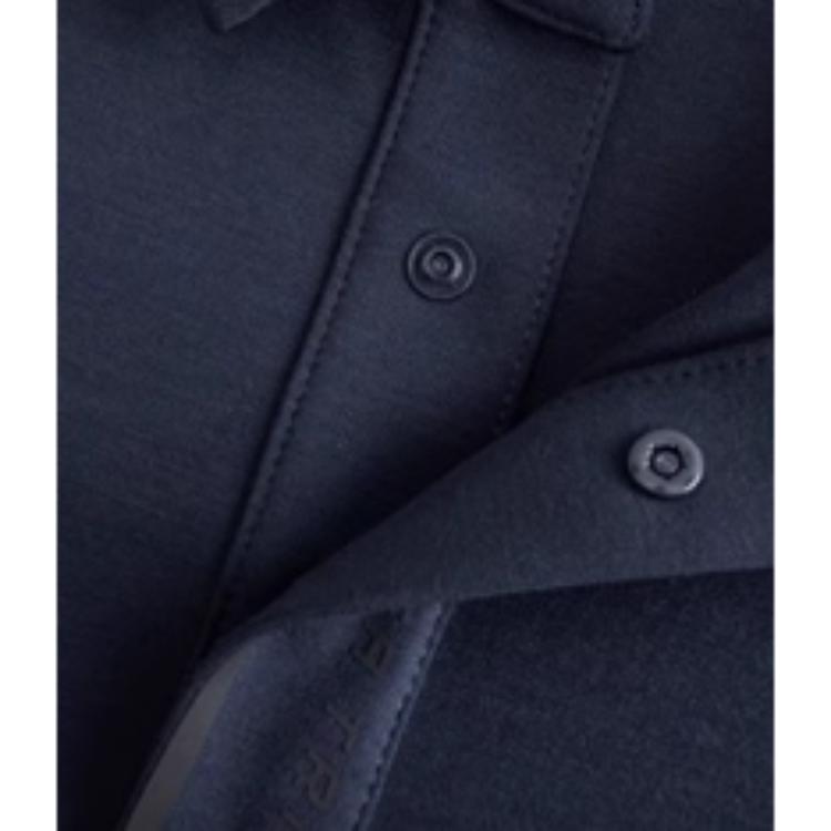 Anta Comfortable Versatile Breathable Casual Short Sleeve Polo Shirt Men Tops Deep-Night-Blue 152527145-4