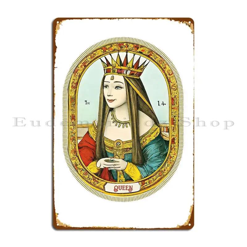 Queen Long Live The Queen Metal Signs Decoration Garage Club Character Decoration Tin Sign Poster 20x30cm(7.8x11.8inch)