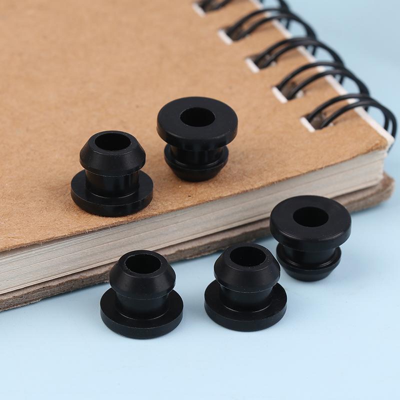 8/10Pcs Black Effective Reduce Scratches High-Temperature-Resistant Rv Stove Rubber Grommet Rv Car Accessories