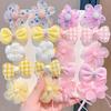 10pcs/set Cute Children Hair Clips Fabric Bowknot Flower Hairpin Bangs Hair Clips Fashionable Hair Accessories Headwear