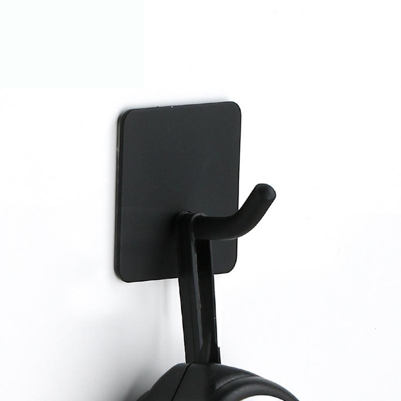 Self Adhesive Wall Hook Coat Rack Key Holder Towel Hooks Bedroom Stainless Steel Clothes Rack Kitchen Bathroom Accessories