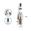 TORCH DK7RTI Replacement NGK K7RAI Spark DENSO for Daihatsu for Harley Davidson Twin Integrated Spark Plug / DCPR7EIX3144 Plug, IXU22/IXU22C,