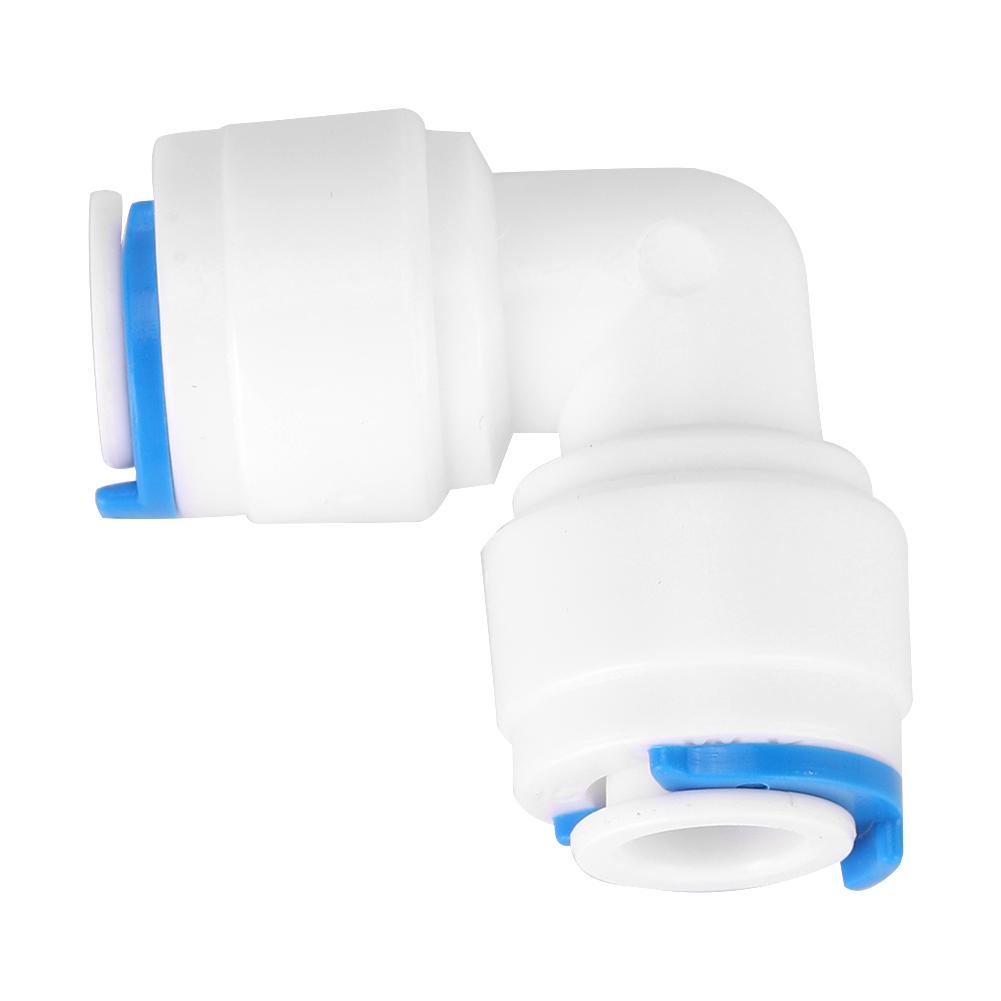 PE Pipe Connector Joint for Water Purifier Pipe Fitting (4040 G1/4 Elbow Extension Joint 5Pcs)