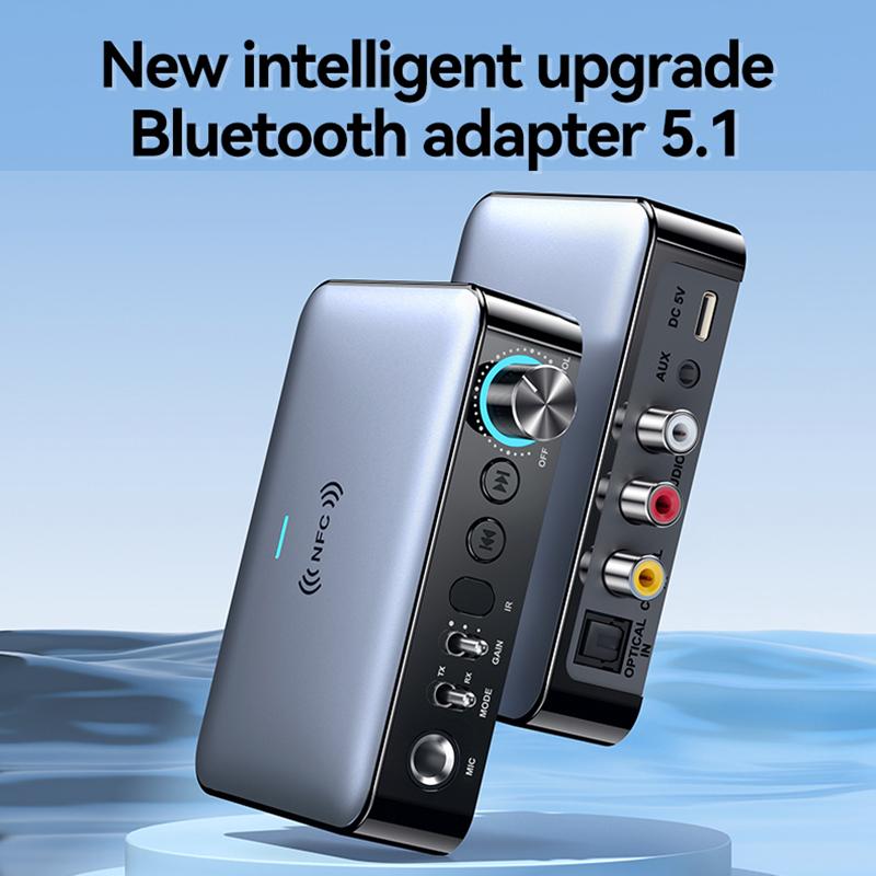 Odbiornik audio Bluetooth M16 Nadajnik NFC 3,5 mm AUX 2RCA U-Disk TF 6,5 Mikrofon Współosiowy DSP Dekodowanie Muzyka HIFI Bezprzewodowy adapter