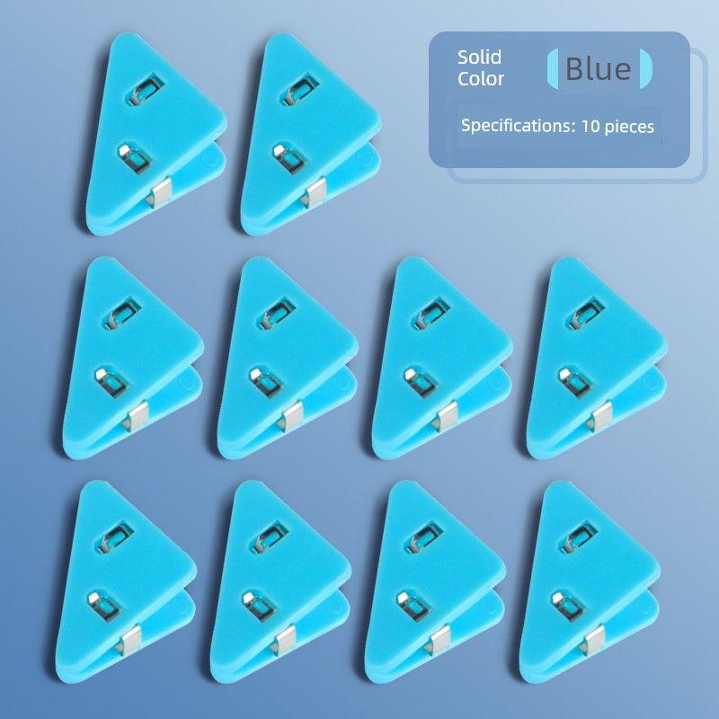 Minimalist Bill Folder Transparent Color Plastic Office Storage Mark Organize Fantastic Test Paper Clip 90 Degree Clip Stationery A4 Test Paper Clip