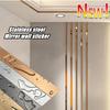 Neue 1 Rolle Gold Wandaufkleber Edelstahl Flache Dekorationslinien Titan Spiegel Wand Deckenkantenleiste Wohnzimmer Dekor