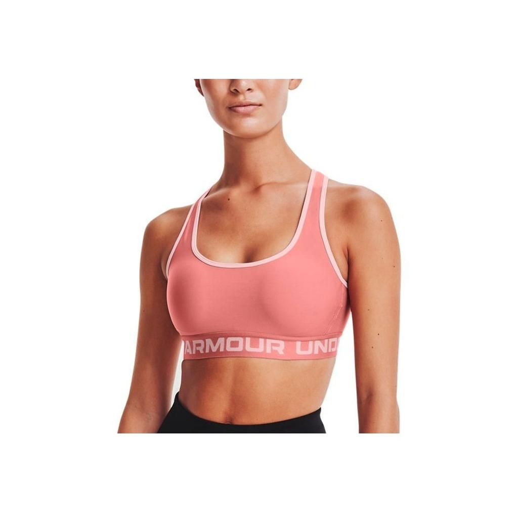 Under Armour Dfo Solid Color Letter Print Breathable Training Sports Underwear Women underwear Pink 1362876-649