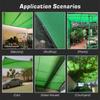 Sunblock Shade Cloth Mesh Sun Shade Tarp Plants Greenhouse Cover Fabric für Outdoor Garden Lawn
