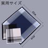 DONGFANGB Men's Handkerchiefs 100% Cotton Quick-Dry Thin 3-Pack 42×42cm