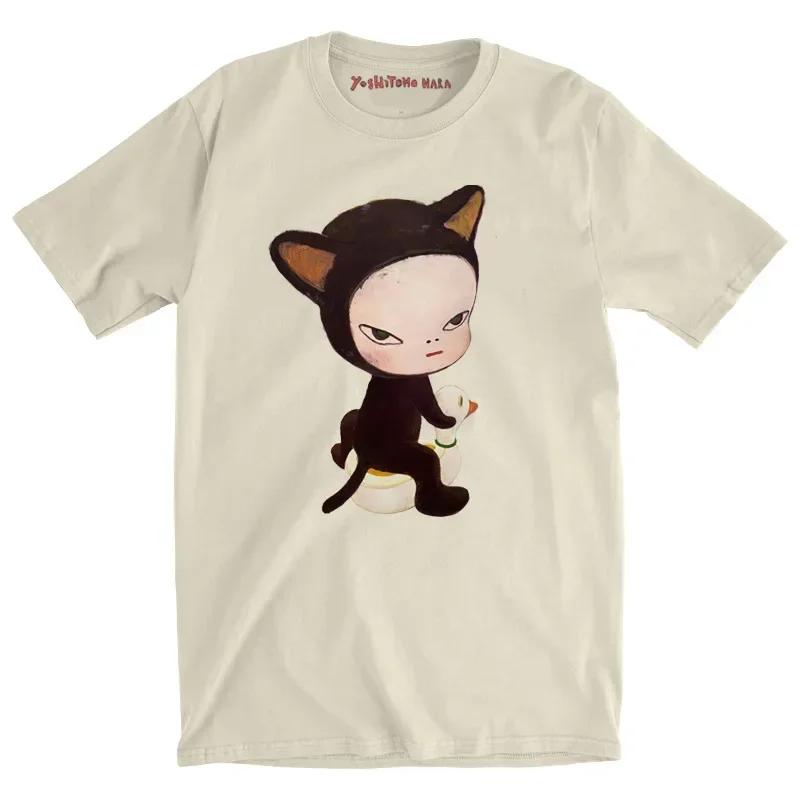 Yoshitomo Nara Guitar Summer Unisexs Tshirt Unisex T Shirt New Tees Tshirt Unisexs Hort Sleeves Free Shipping