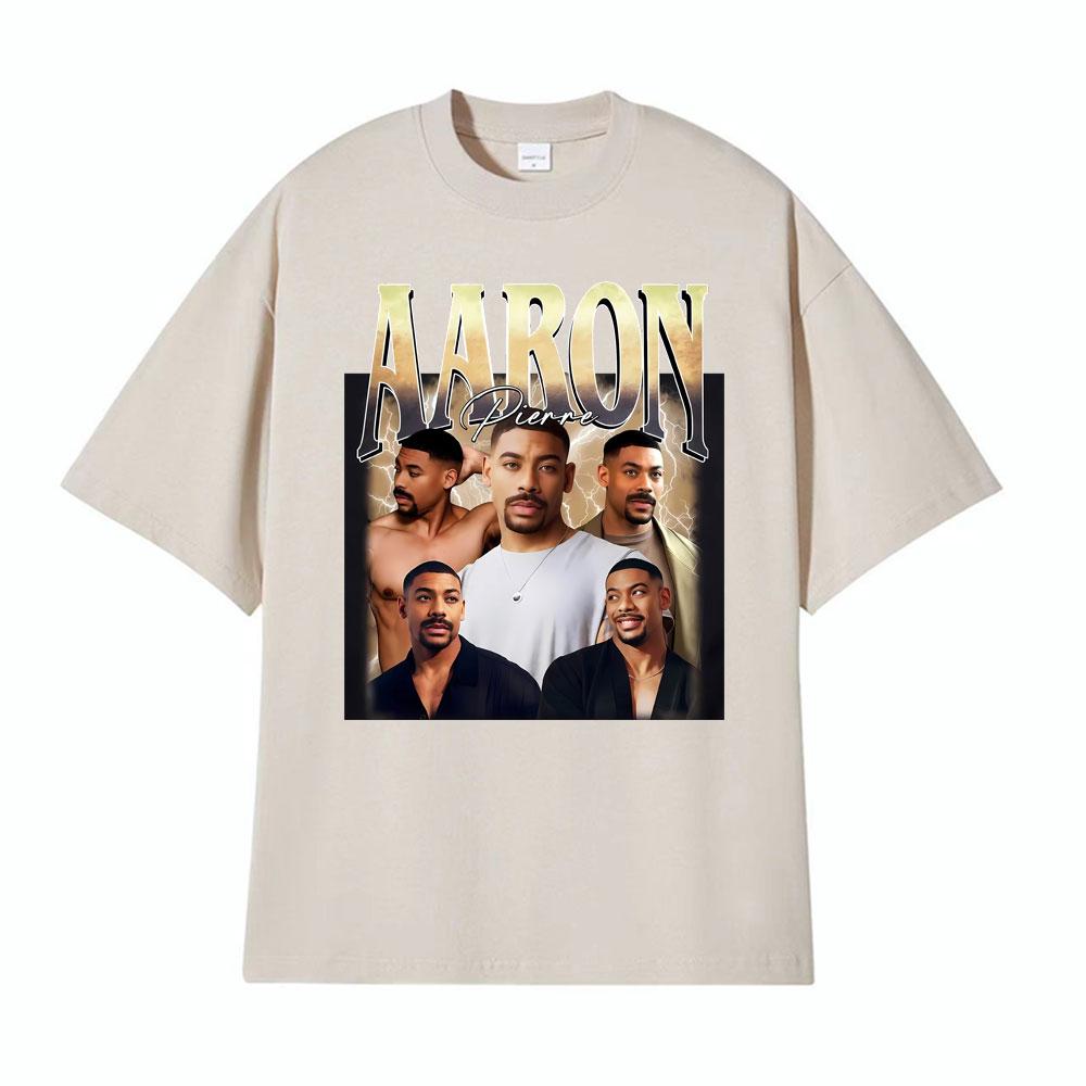 

Aaron Pierre Vintage 90s Hot Sale Merch T Shirts Unisex Women Fashion Vintage Cotton T Shirt Comfort Oversized High Quality TShirt 4XL