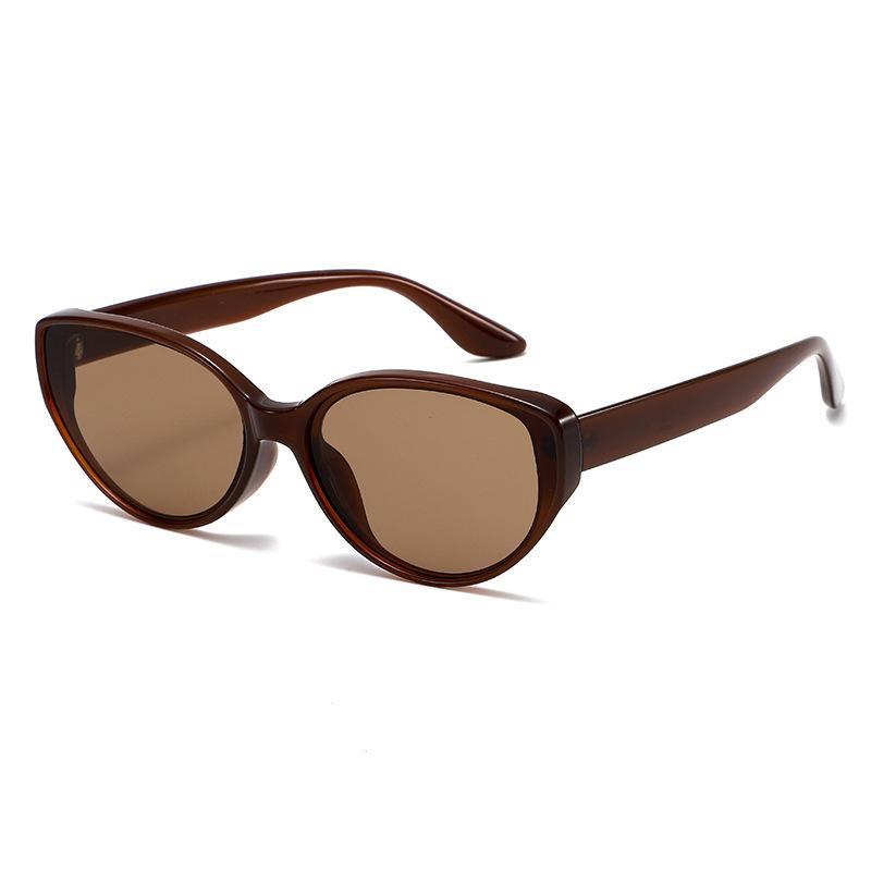 Uv Protection Fashion Sunglasses Women'S Trend Cat Eye Same Retro Sunglasses Popular Sunscreen Glasses