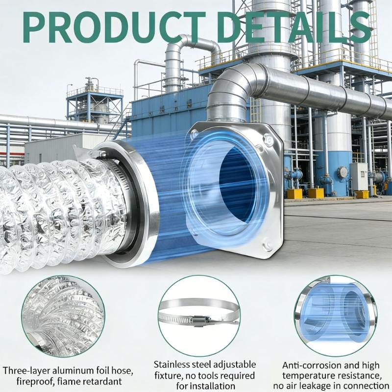 Easy Install Tool Dryer Vents Connection System For Simple setups And Leak Prevention
