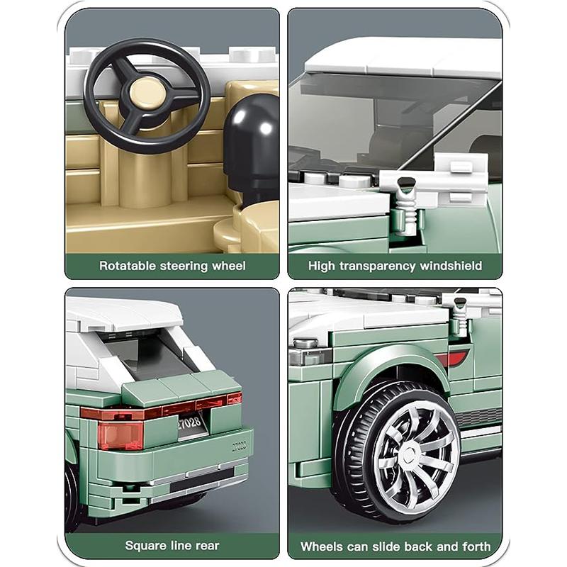 MOULD KING 27028 27029 Tekniske bilmodellsett for barn Super racerbil med utstillingsboks Barnebursdag Julegaver