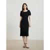 Women's Summer Elegant Short-Sleeved A-Line Mid-Length Dress