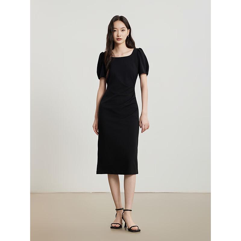 Women's Summer Elegant Short-Sleeved A-Line Mid-Length Dress