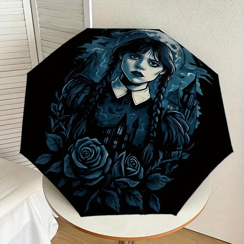 1pc Moonlit Garden Themed Umbrella for Men & Women, Valentine s Day Christmas Decorative Umbrell136