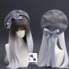 Winter Women's Hat Lolita Cosplay Caps Y2k Accessories Cute Core Beret Women Bow Headwear for Women Hat Ladies Y2k Hat Japanese