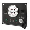 4 in 1 Central Control Dashboard DC12V Oil Level Oil Pressure Water Temperature Voltage Red Backlight for RV Boat Yacht