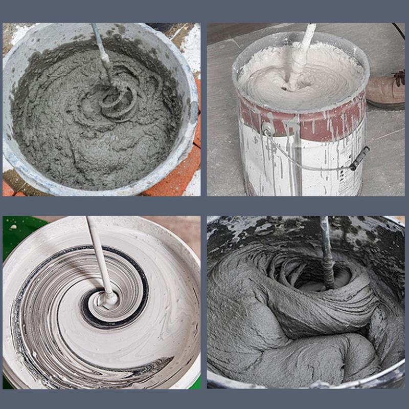 Cementblandningsstav Mixerborr Färg Omrörningsstav Gips Murbruk Blandningspaddel Spackel Pulverlack Färg Elektrisk Mixer Stavhuvud