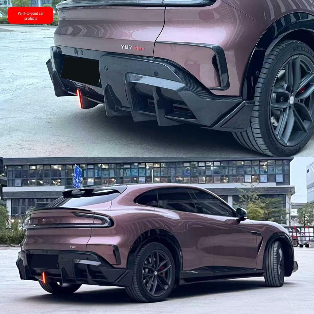 Xiaomi YU7 Neptune-Style Mods: Genuine Carbon Fiber Front Lip, Side Skirts, and Rear Lip