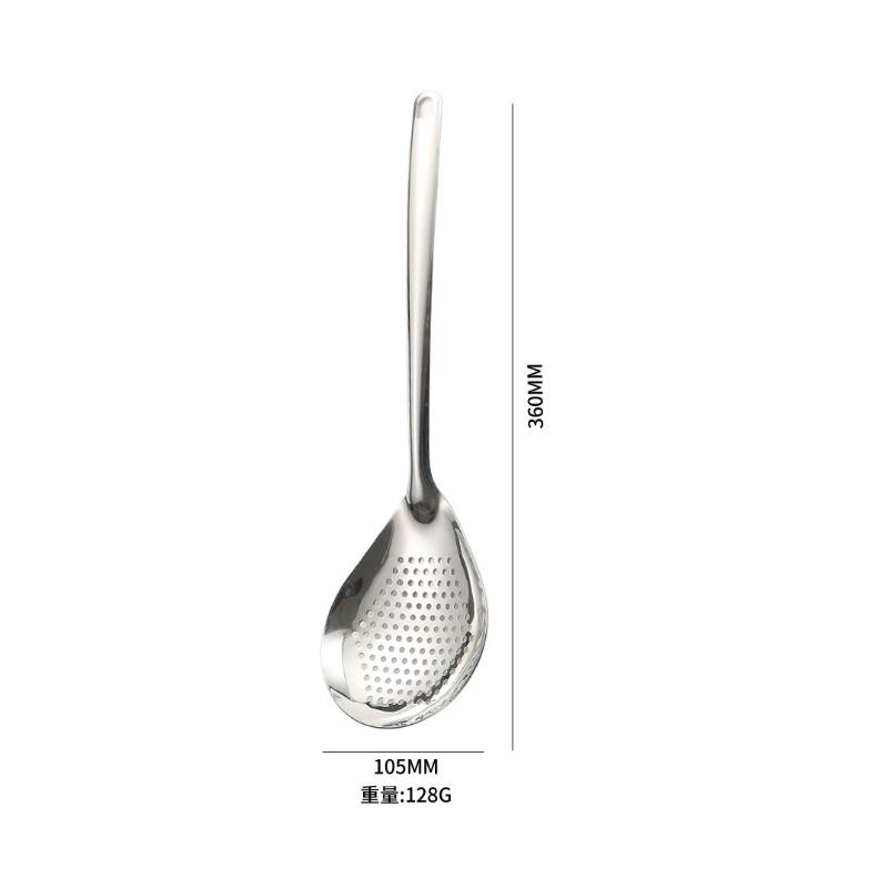 Stainless Steel Strainer Spoon Kitchen Colander Spoon Spoon Filter Strainer Food Skimmer Colander