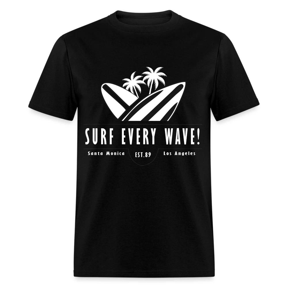 Футболка Surf Every Wave Санта-Моника Лос-Анджелес Калифорния Пляж Серфер Футболка XXXL