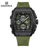 Men Sport Waterproof Quartz Watch Luxury Barrel-Shaped Steel Band Alloy Dial Casual Couple Luminous Wristwatch