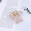 Zinc Zinc Alloy Hairpin Rhinestone Hair Stick Five-tooth Hair Comb Hair Accessories Korean Style Headwear