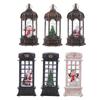 Christmas Decoration Christmas Wind Lantern Retro Hexagonal Wind Lantern Water-filled LED Christmas Night Light Christmas Ornaments Gifts