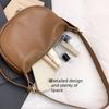Soft Leather Pleated Crescent Armpit Bag Women's Shoulder Messenger Bag
