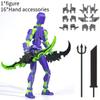 3d Printed Action Figure Diy Toy Figurine Movable Joint Poseable Material Pla