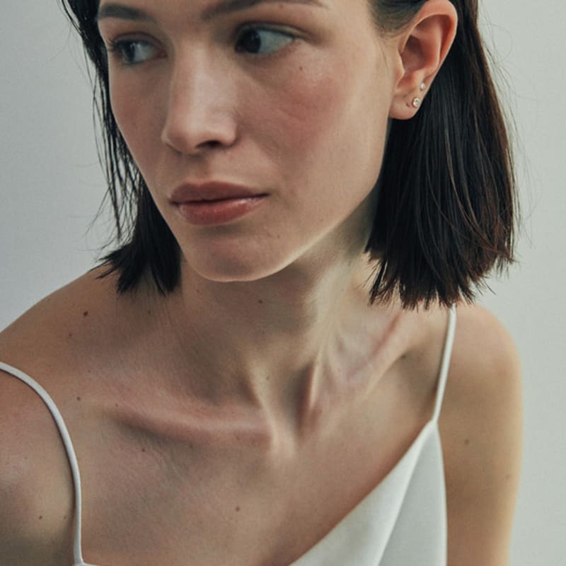 verte [10k gold] Deux.k.35 / luz dew piercing (3 size)