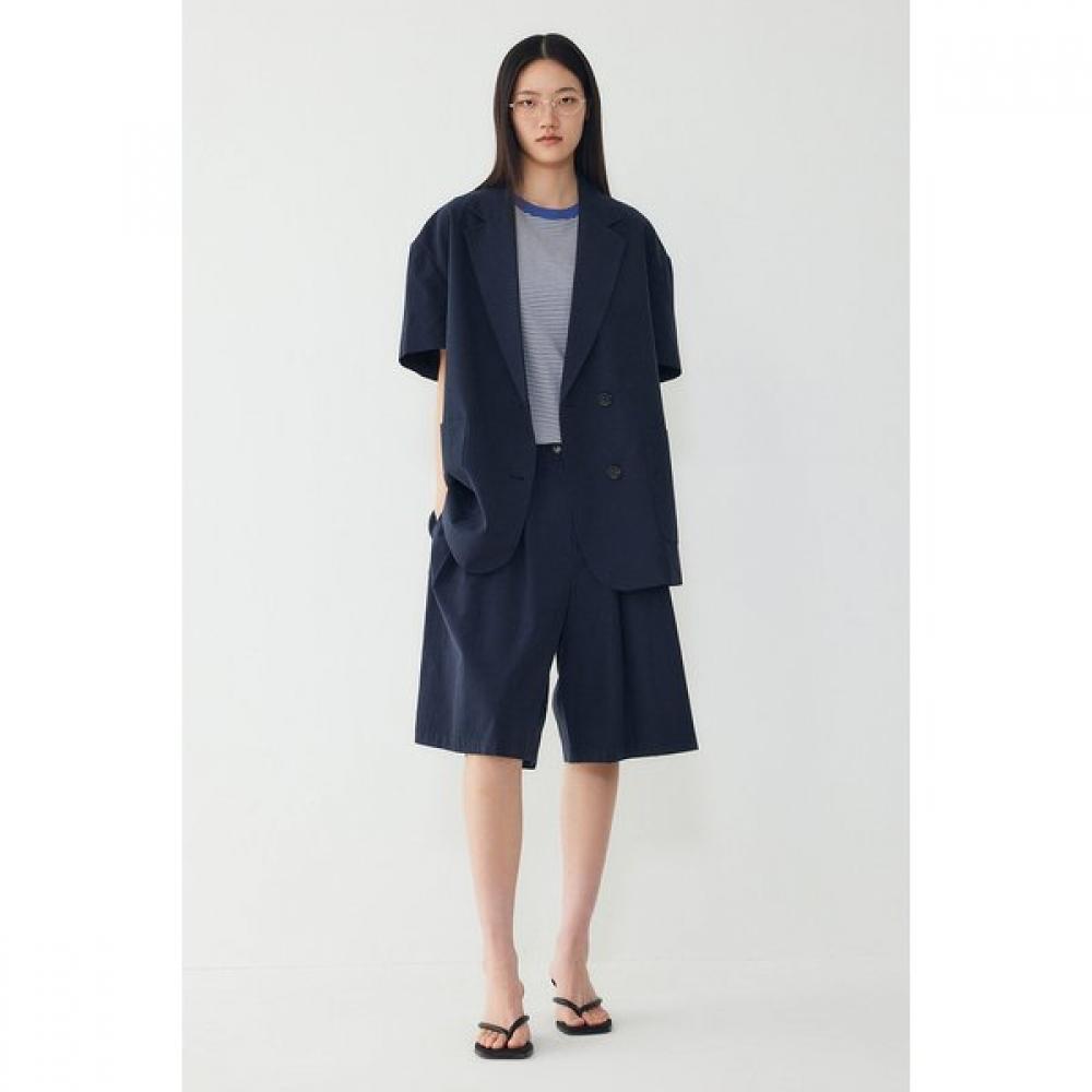 Studio Tomboy Women Short Sleeve Two Button Jacket 9106212092