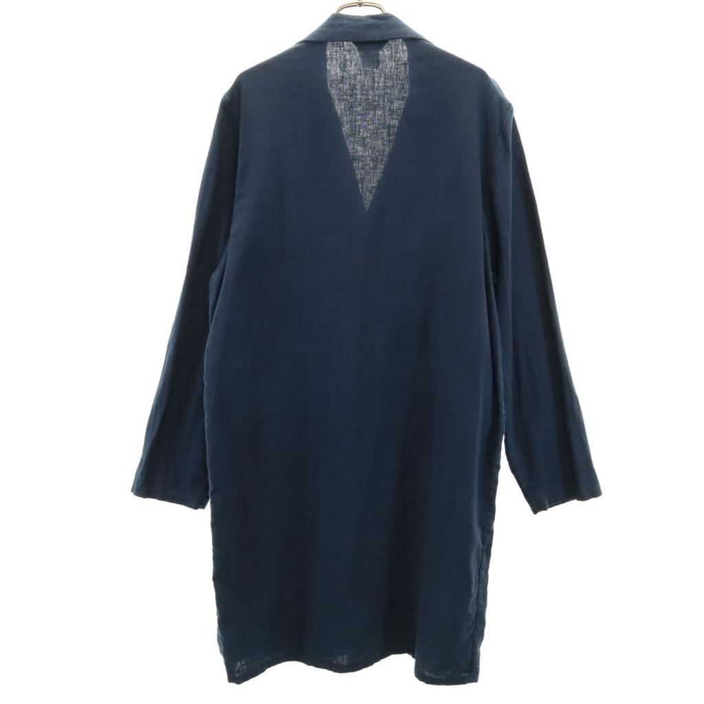GANRYU Comme des Garcons Japanese Linen Open color coat S Navy system Men's Used