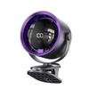 Rechargeable Mini USB Clip-on Desktop Fan with Digital Display for Home, Office, and Dorm.