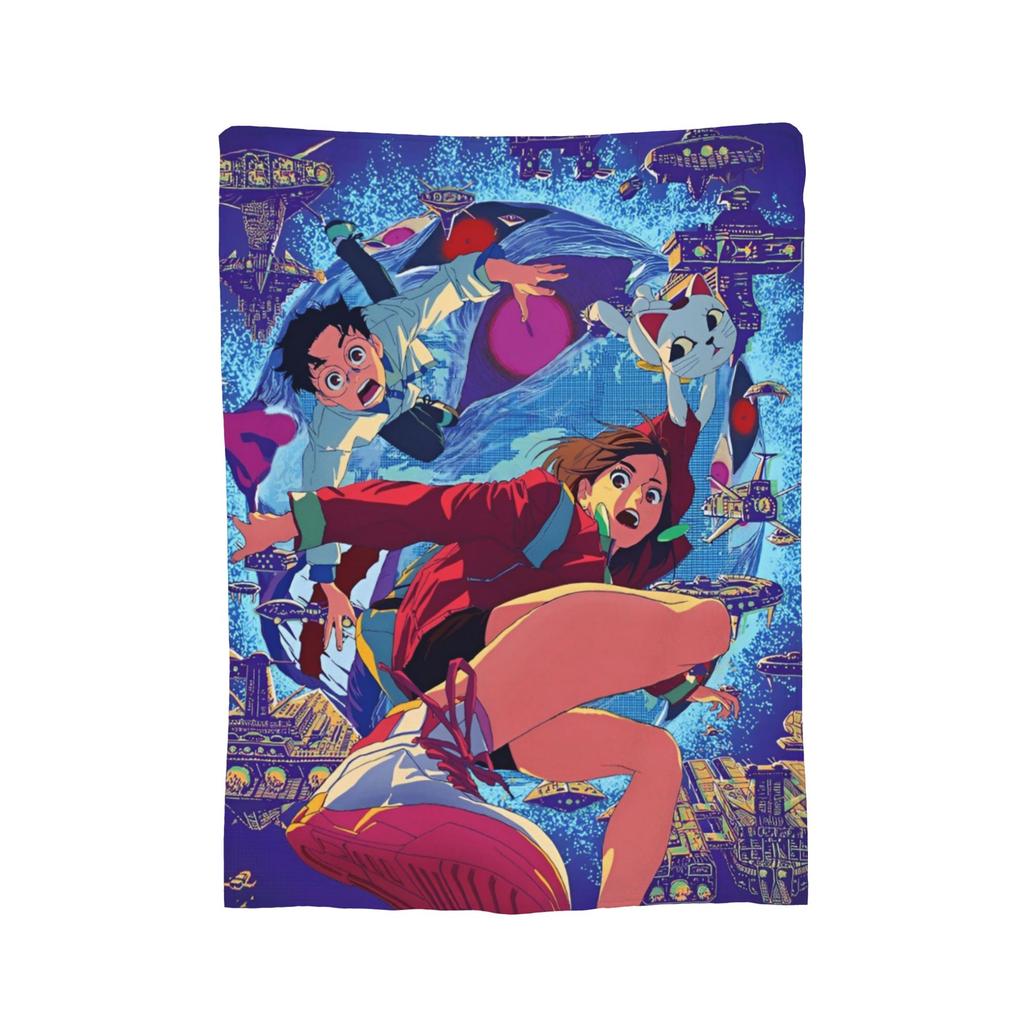 Dandadan Anime Blanket Cover Coral Fleece Plush Okarun Super Warm Throw Blanket for Bedding Couch Bedspread